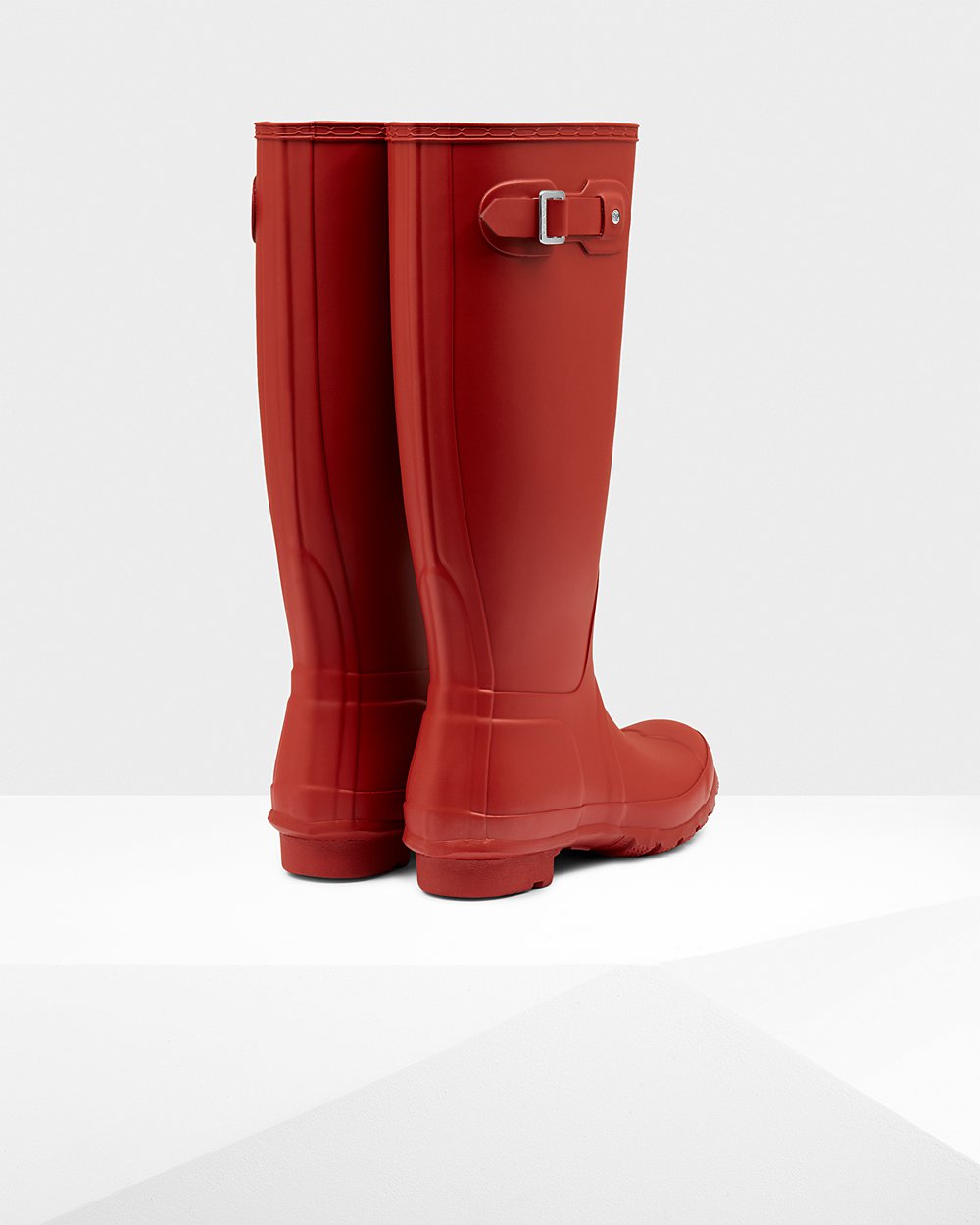 Galochas Altas Hunter Feminina Vermelhas - Original - 52UGDYENZ